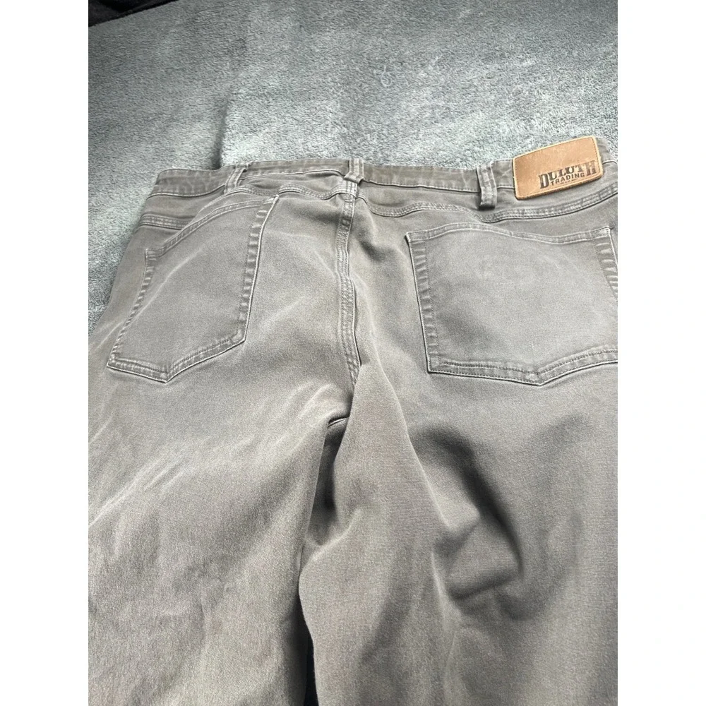 Duluth Trading Co Flex Fire Hose Pants Mens 40x32 Gray Canvas Work‎ Utility